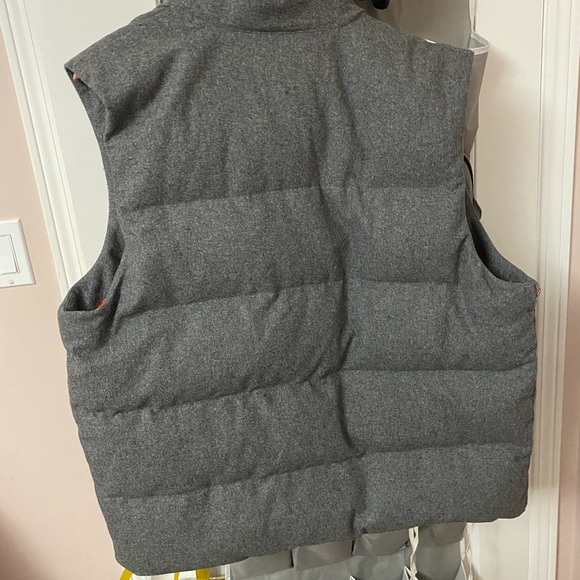 Joe Fresh grey and orange puffer vest XL - Picture 10 of 10